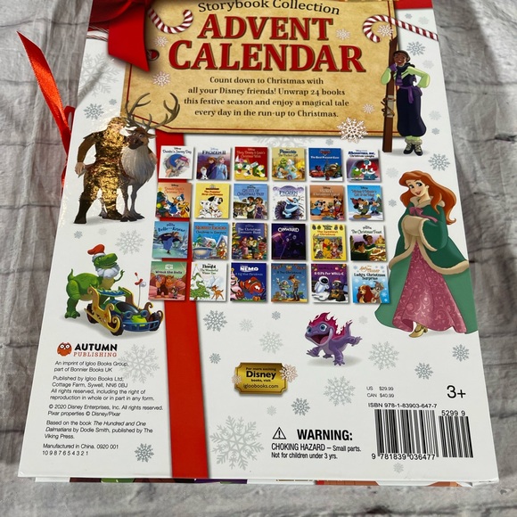 Disney Story Book Advent Calendar 2020 NWT - Picture 9 of 10